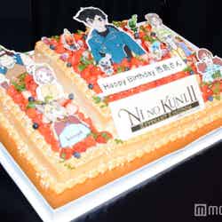 西島秀俊の誕生日ケーキ（C）モデルプレス