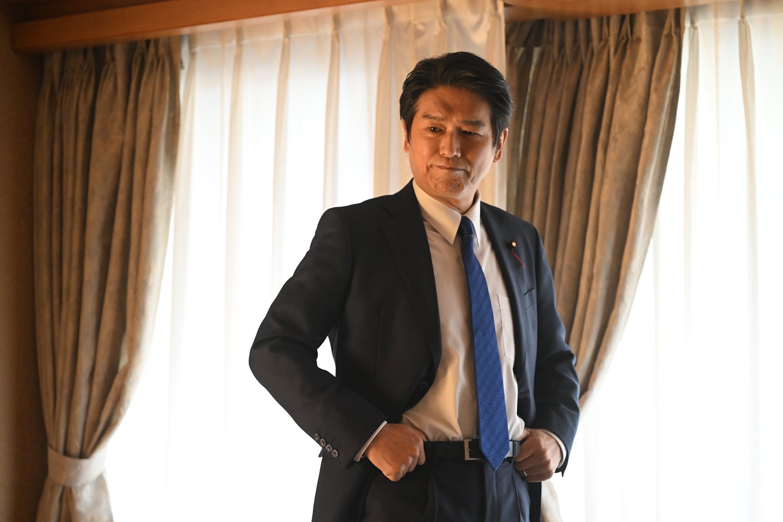 高橋克典「罠の戦争」第9話より（C）カンテレ