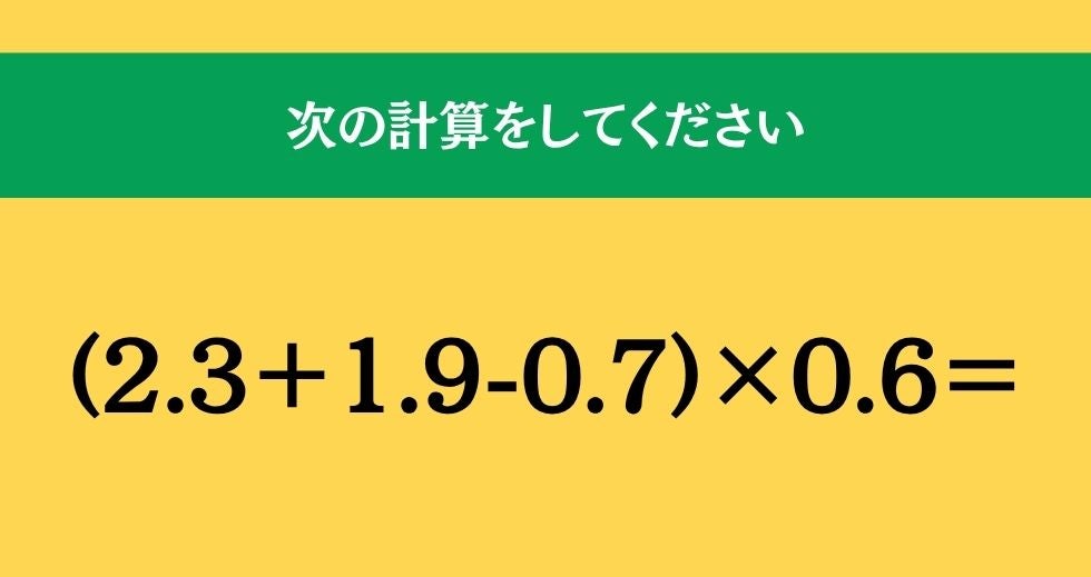 大人ならわかる？ 小学校の「算数」問題＜Vol.2788＞