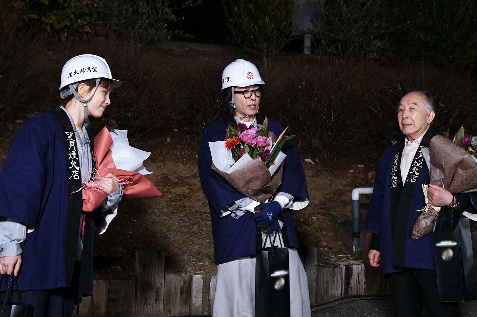 本田翼、高橋一生、橋爪功（C）テレビ朝日