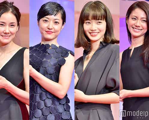 井上真央、小松菜奈ら“黒&ネイビー”で魅せる個性豊かなドレスアップスタイル【写真特集/日本ジュエリーベストドレッサー賞】