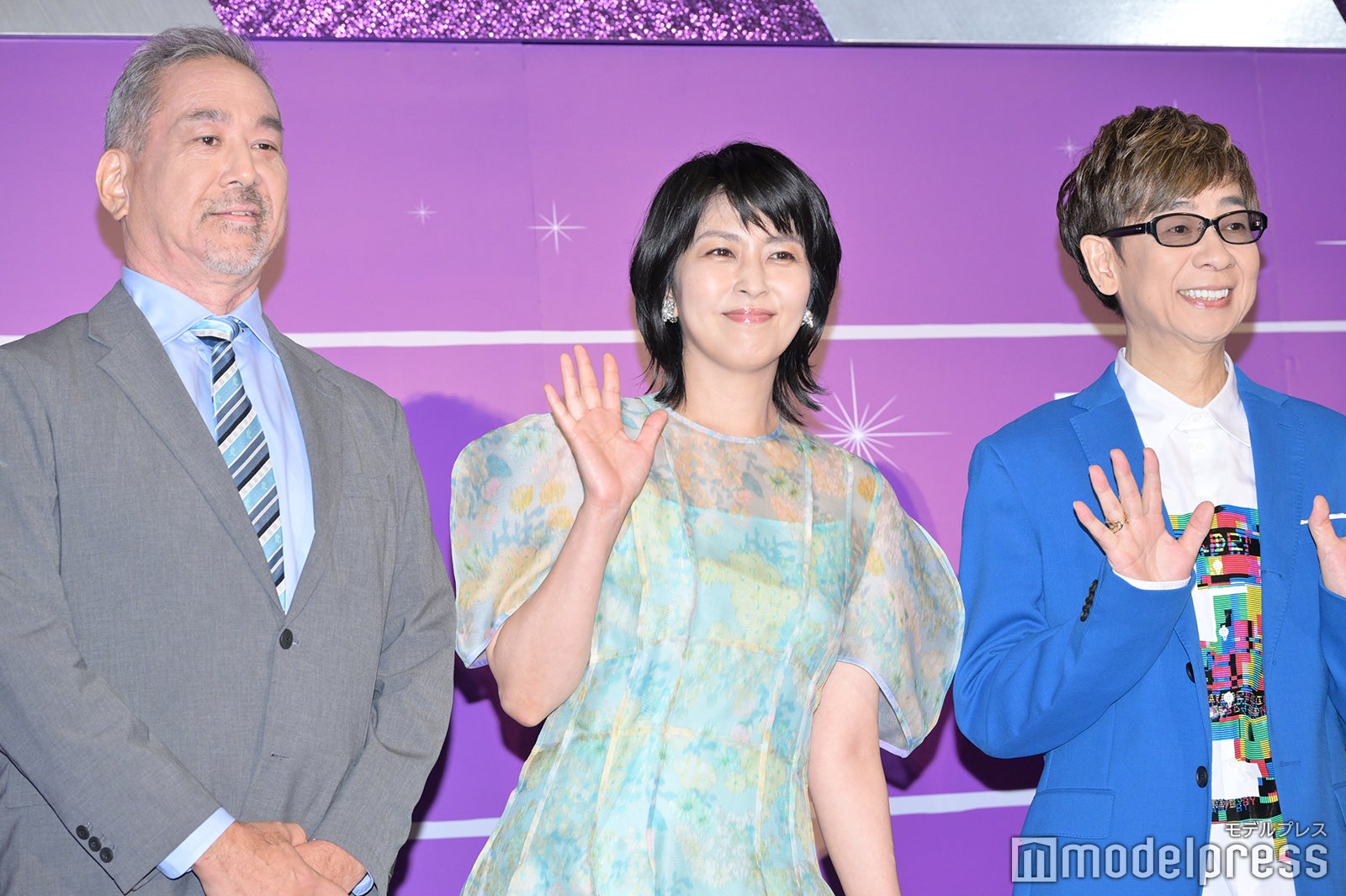 目黒敦、松たか子、山寺宏一（C）モデルプレス