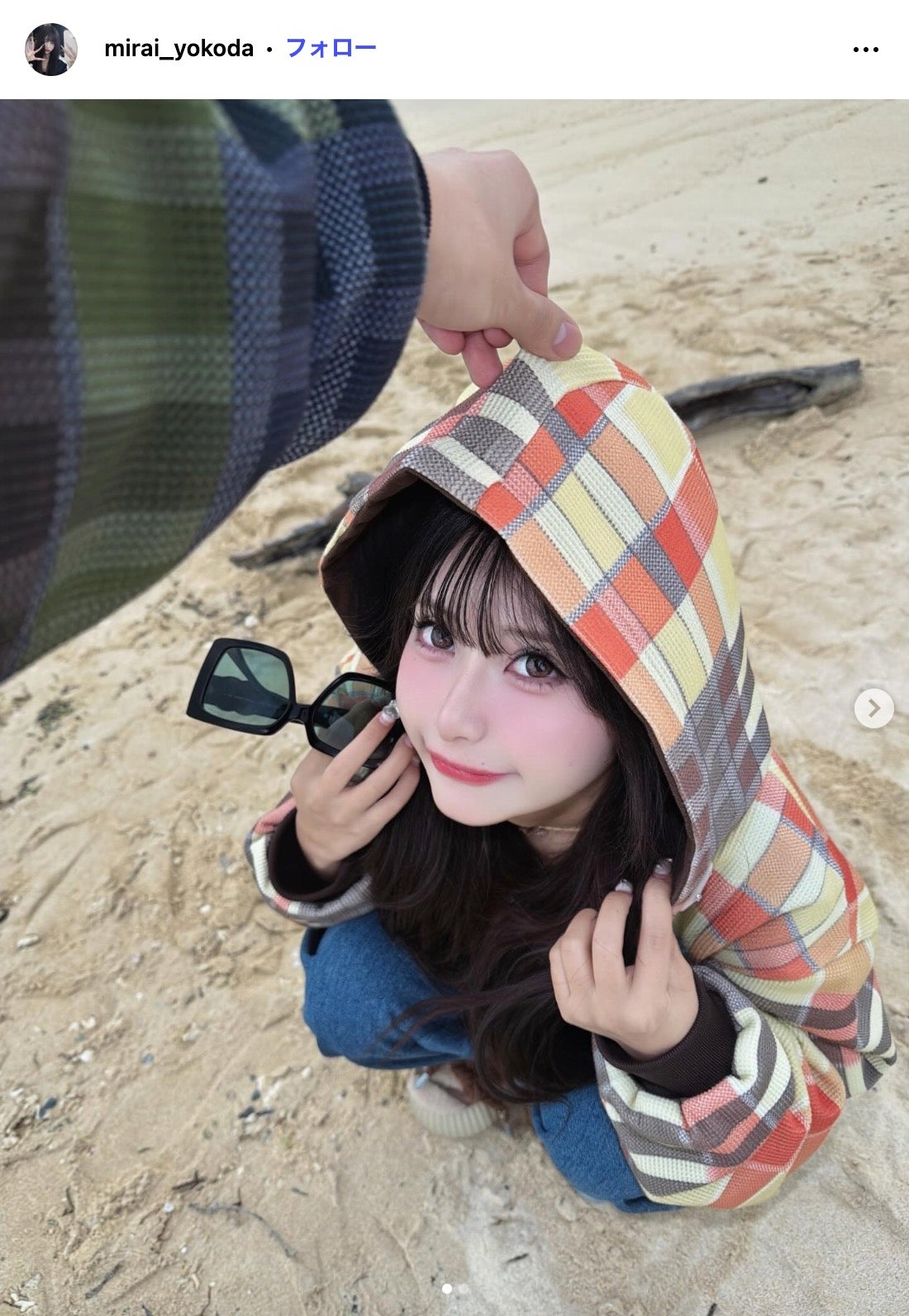 横田未来Instagramより