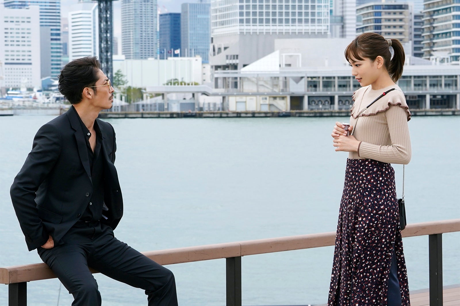 玉木宏、川口春奈「極主夫道」第5話より（C）日本テレビ・読売テレビ