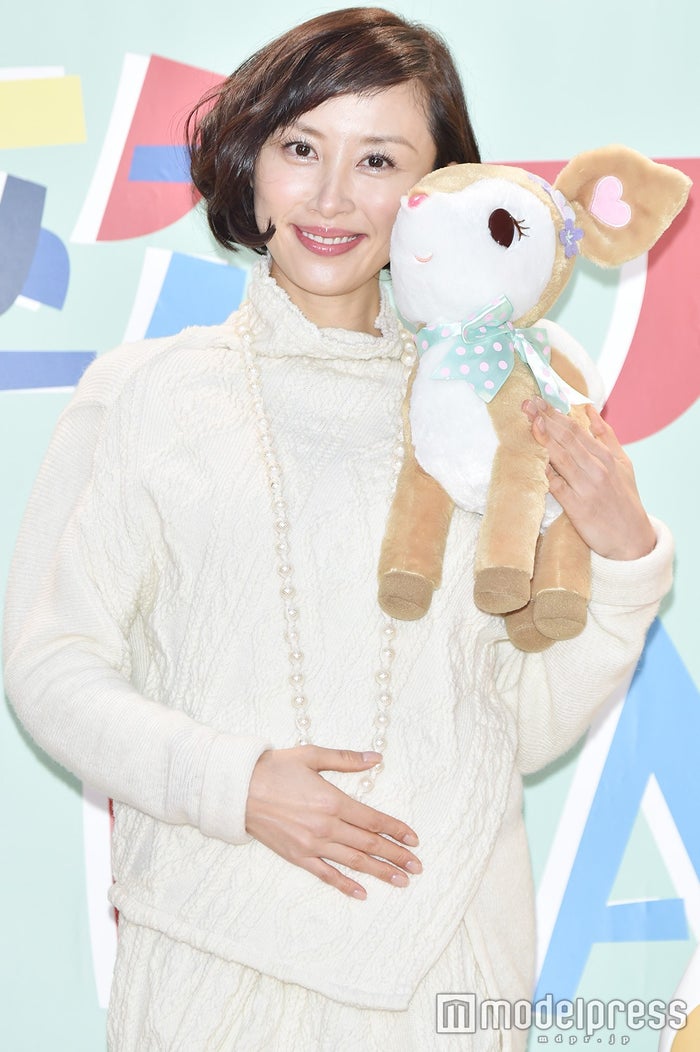 山口もえ 第3子妊娠発表後初の公の場 太ったでしょ 夫 田中裕二のイクメンぶりに惚気けも モデルプレス