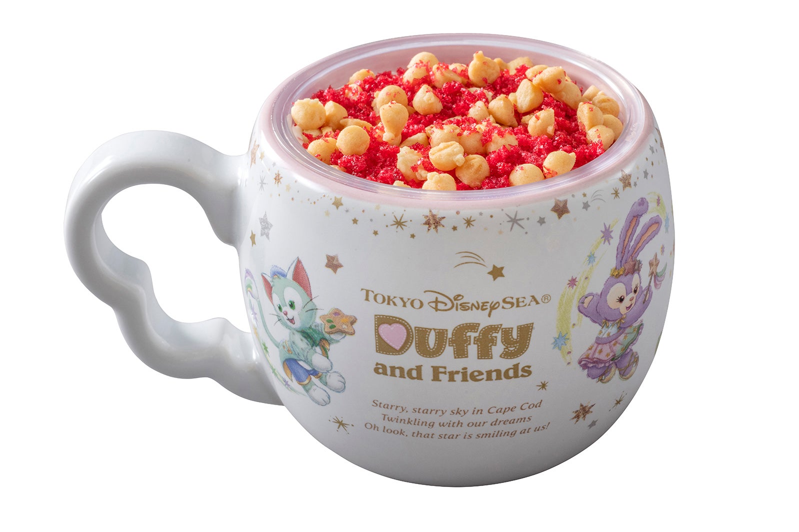 ストロベリー＆ホワイトチョコムース、スーベニアカップ付き940円（C）Disney