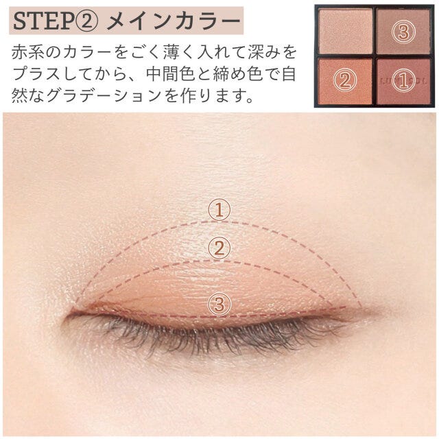 STEP②メインカラー STEP②メインカラー 詳細な塗り方