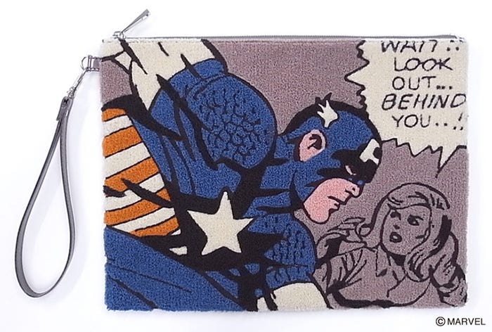 MARVEL/サガラクラッチ(税抜き¥7800)(C)Marvel2015