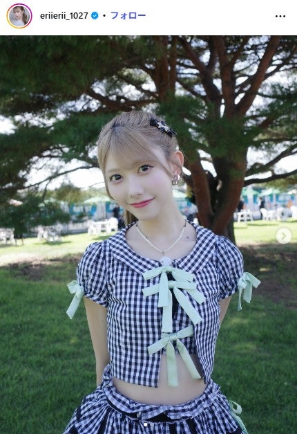 千葉恵里Instagramより