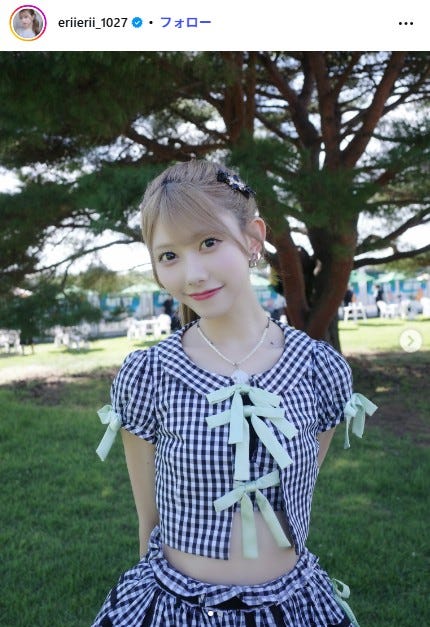 千葉恵里Instagramより