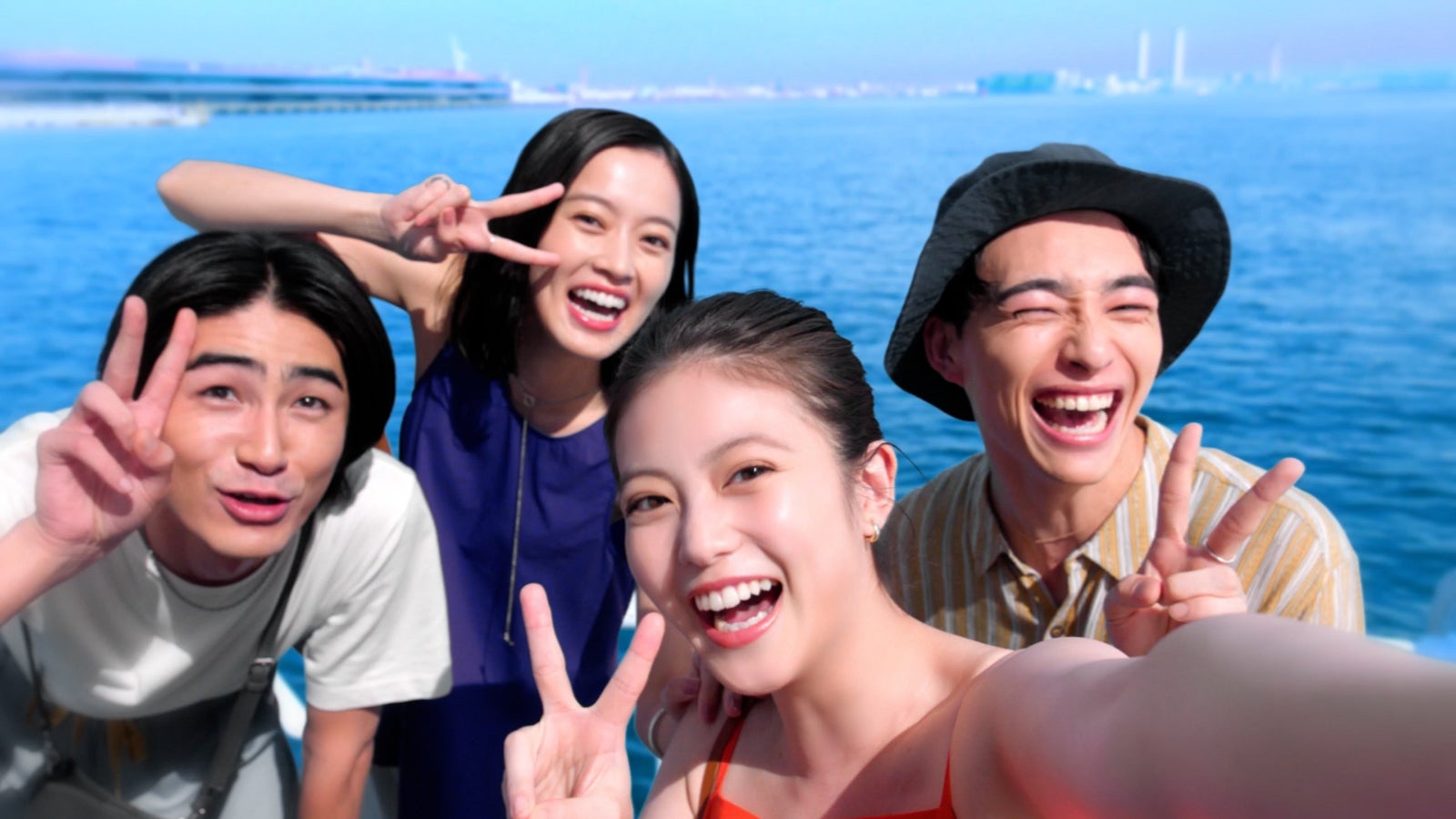 今田美桜ら／新CM「サンカット 絶対やかない宣言」篇より（提供写真）