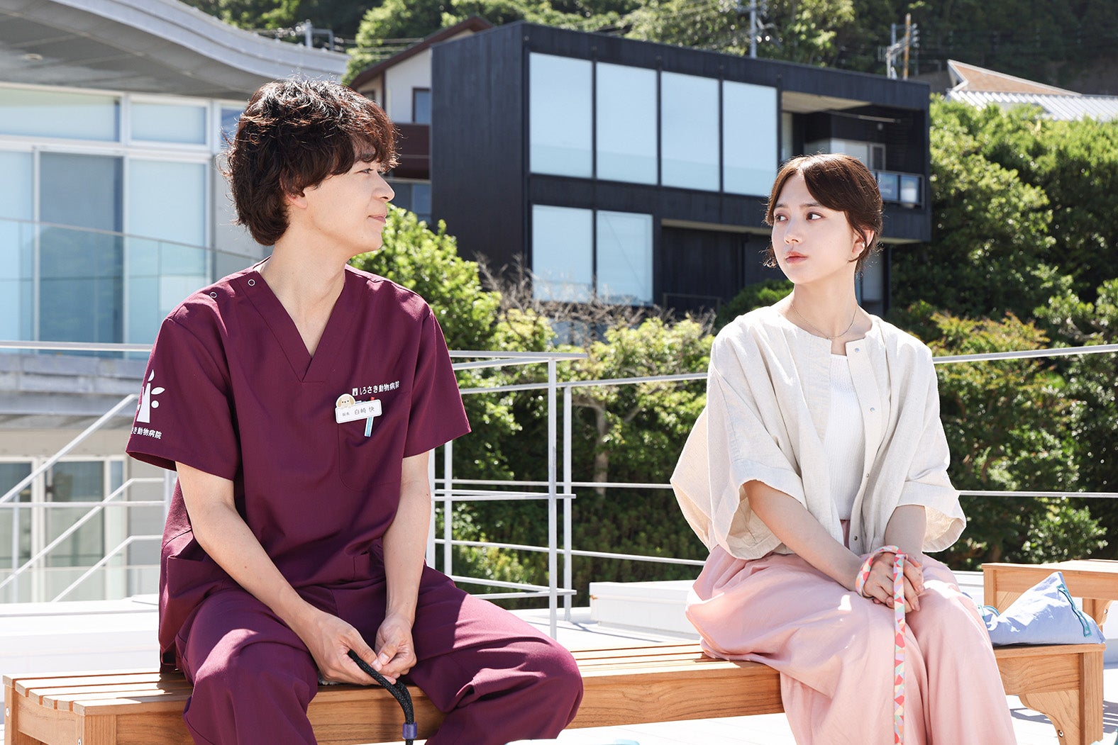 成田凌、清原果耶「初恋DOGs」第6話（C）TBS