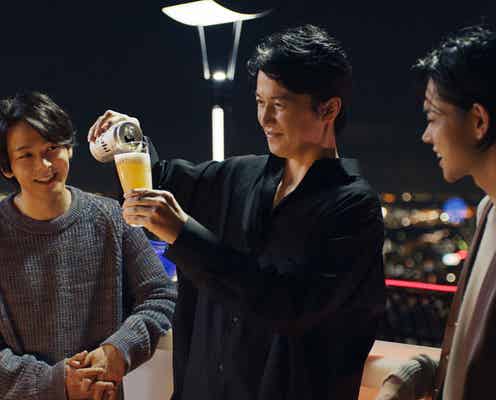 福山雅治・菅田将暉・中村倫也、3人でビールを堪能「またこのメンバーで飲みたくなりました」