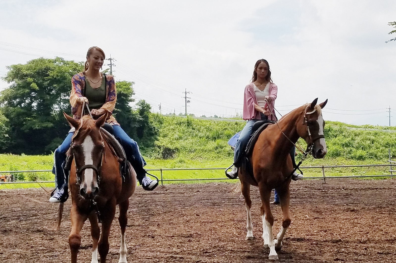 乗馬体験（C）TBS