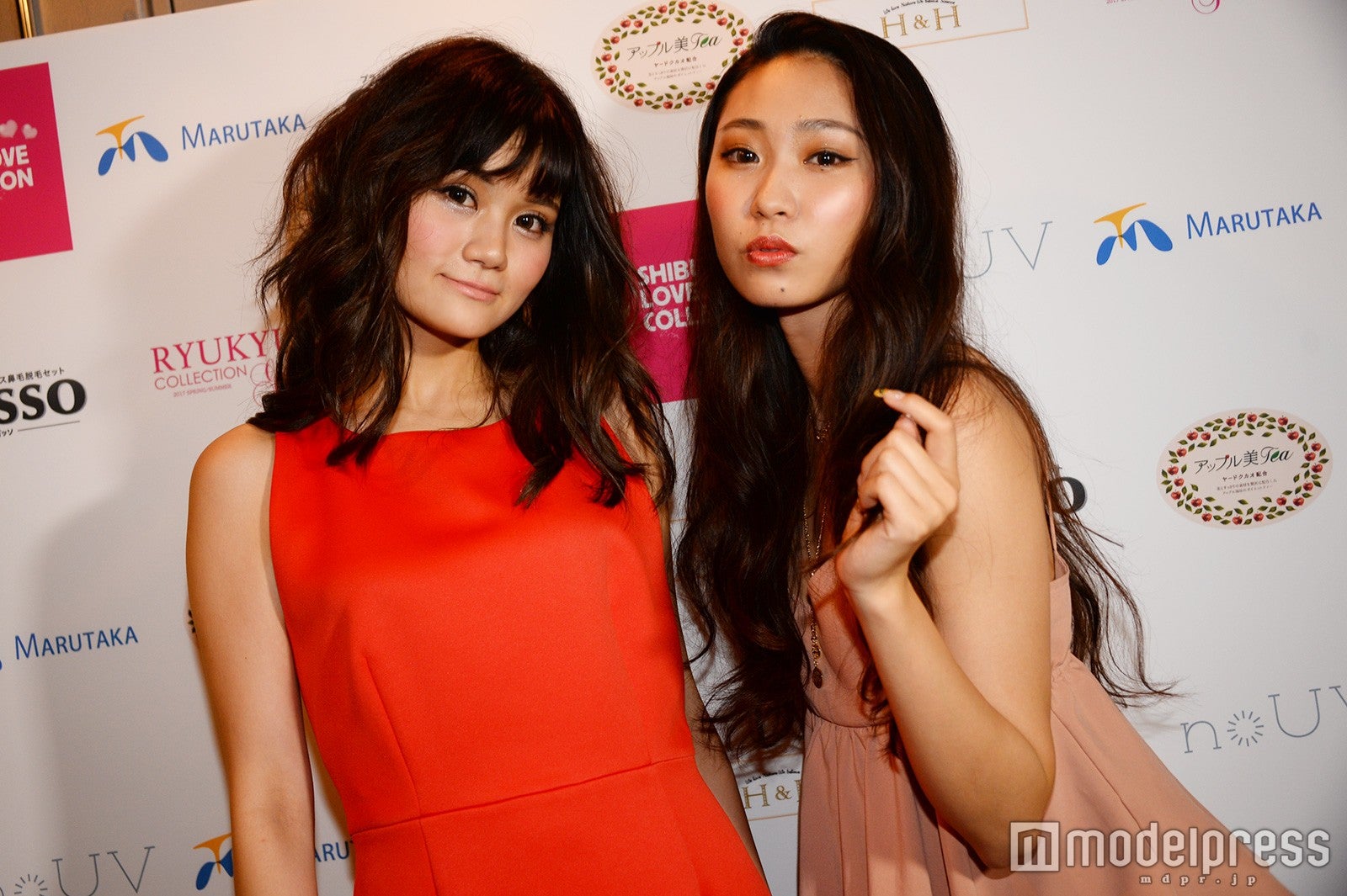 福岡みもれ、堀尾梨奈（C）モデルプレス