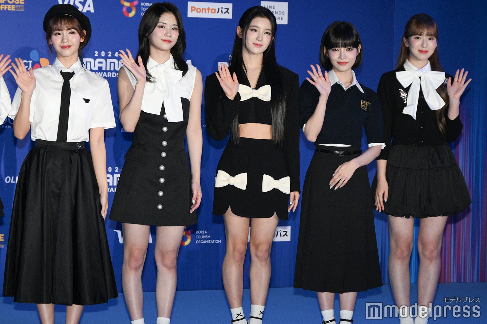 RAN（石井蘭）、KOKONA（佐々木心菜）、MIU（櫻井美羽）、SHIZUKU（飯田栞月）、SUZU（山本すず）（C）モデルプレス