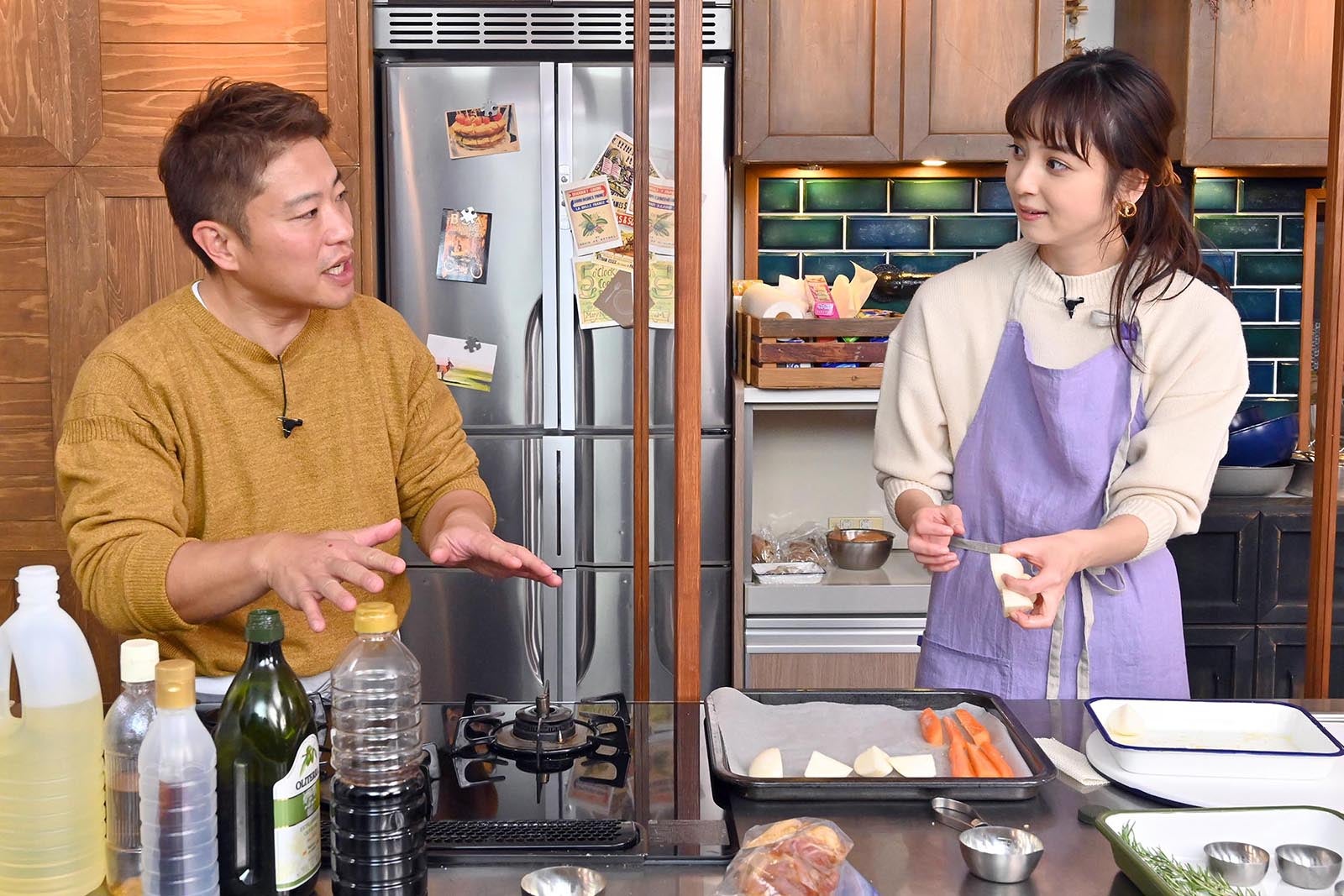 栗原心平、佐々木希（C）テレビ東京