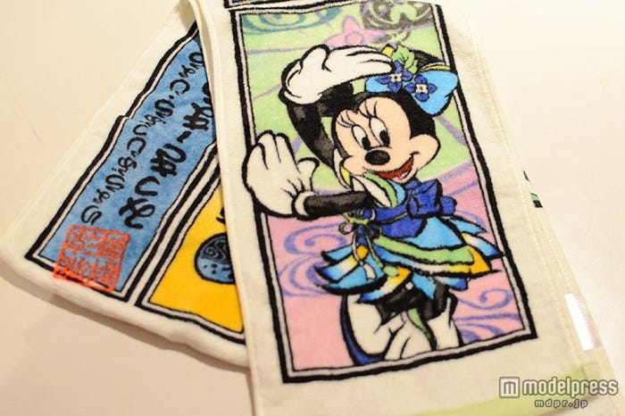 ミッキーのロングタオルにはミニーも