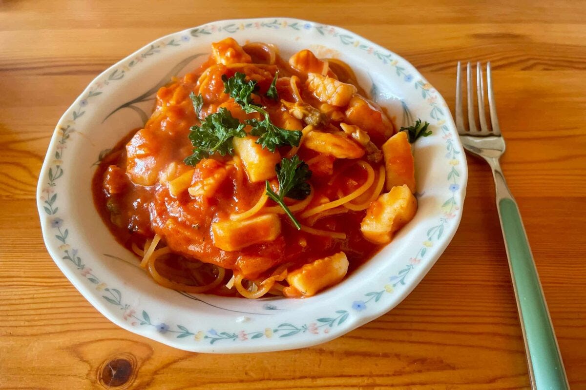 簡単ペスカトーレ