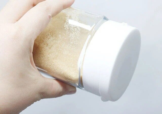 ダイソー　計量できるキャニスター（300mL、角）