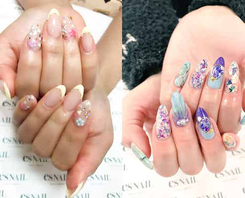 あなたはどっち派?“シンプルvs派手”可愛いが詰まった夏ネイル