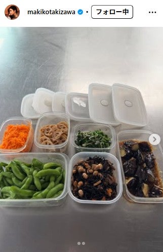 滝沢眞規子Instagramより