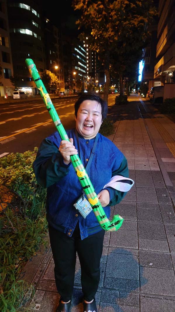 やす子、ホッケー日本代表にエール「本当に頭が下がります」自身デザインアートが都内展示へ