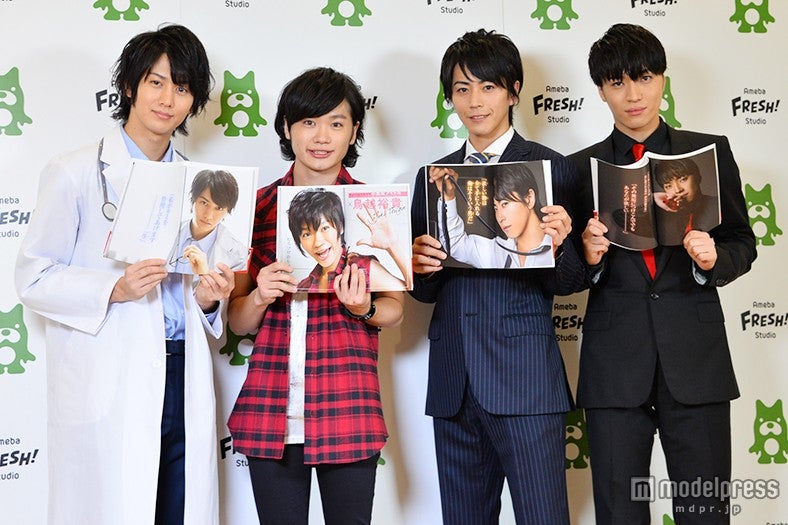 （左から）太田基裕、鳥越裕貴、廣瀬智紀、松下優也