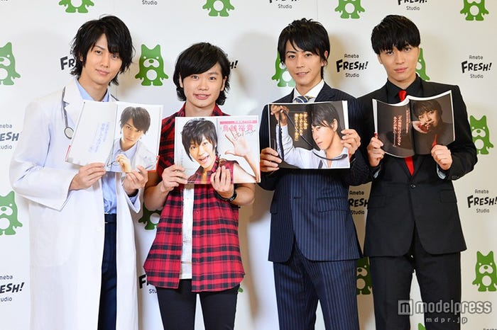 (左から)太田基裕、鳥越裕貴、廣瀬智紀、松下優也
