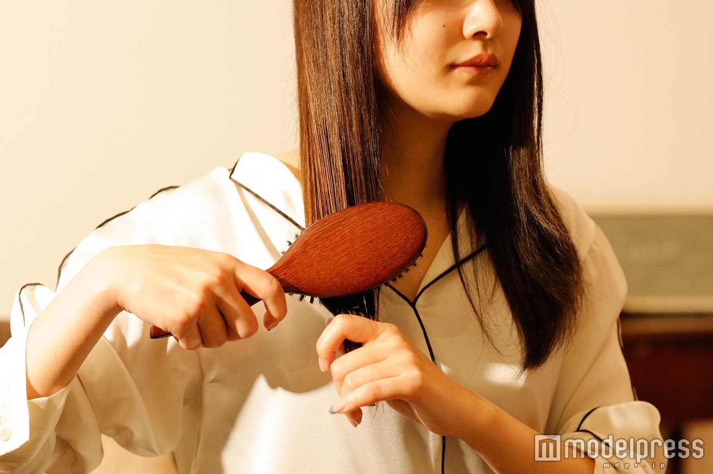 寝ぐせフリーの翌朝が楽しみ(C)モデルプレス