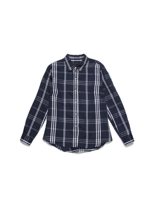 コットンリネンチェックシャツ「TALBOTS」3,780円(税込)/画像提供:TALBOTS