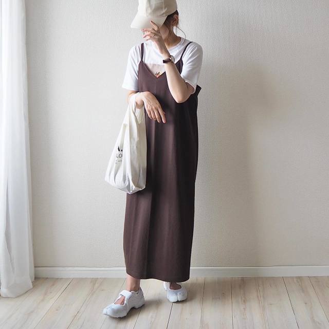 Gu ラクチン 高見え 着痩せが叶うキャミワンピースコーデ モデルプレス Gu ラクチン 高見え 着痩せが叶うキャミワンピースコーデ モデルプレス