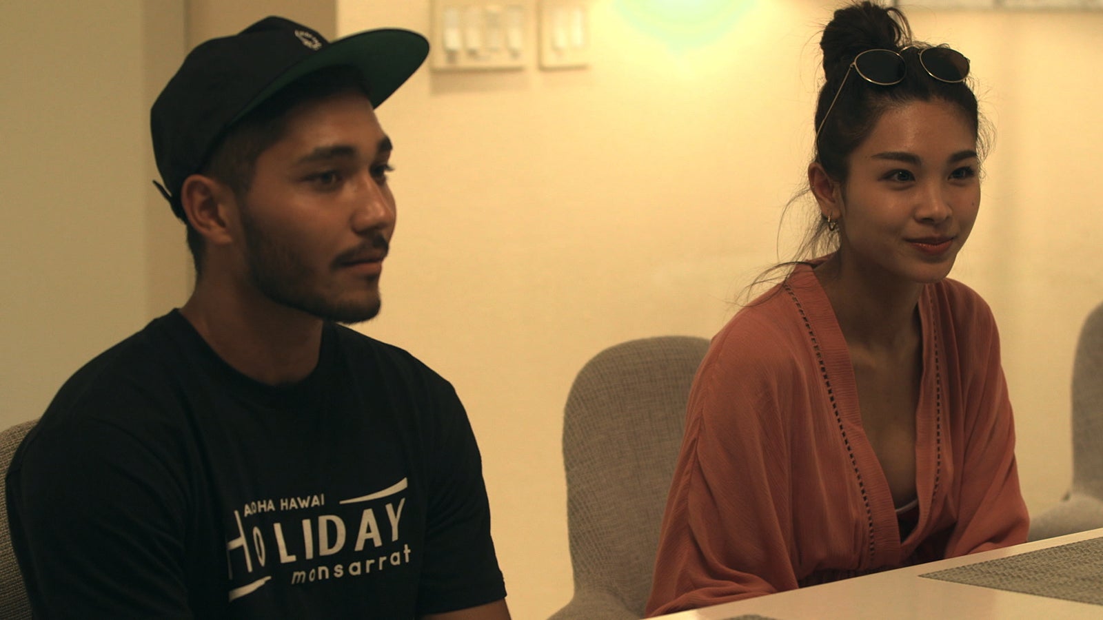 アーマン、政子『TERRACE HOUSE ALOHA STATE』19th WEEK（C）フジテレビ／イースト・エンタテインメント