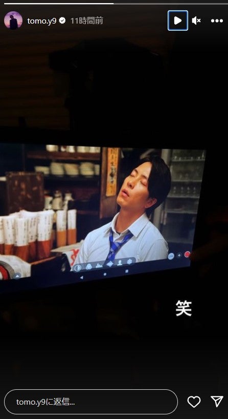 山下智久Instagramストーリーズより