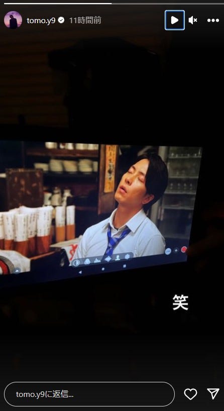 山下智久Instagramストーリーズより