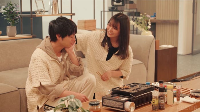 永田崇人、白間美瑠「私たち結婚しました 5」(C)AbemaTV, Inc.