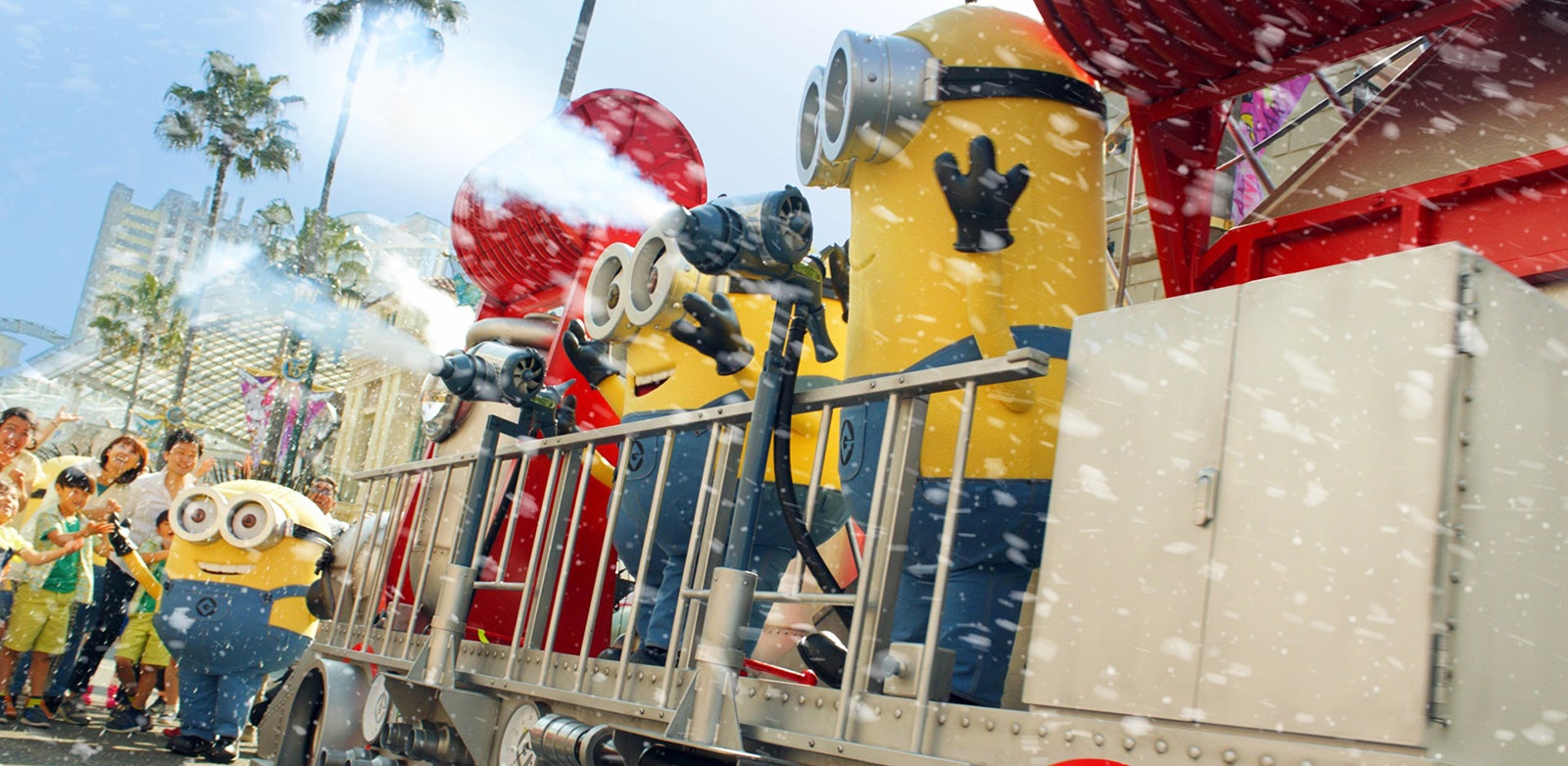 ミニオン・ハチャメチャ・スノ
ー・パーティ／画像提供：ユニバーサル・スタジオ・ジャパン