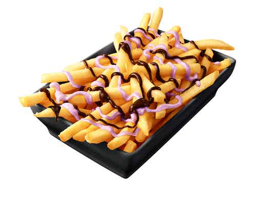 マック、ポテトが紫に変身 不気味&甘いハロウィンメニュー