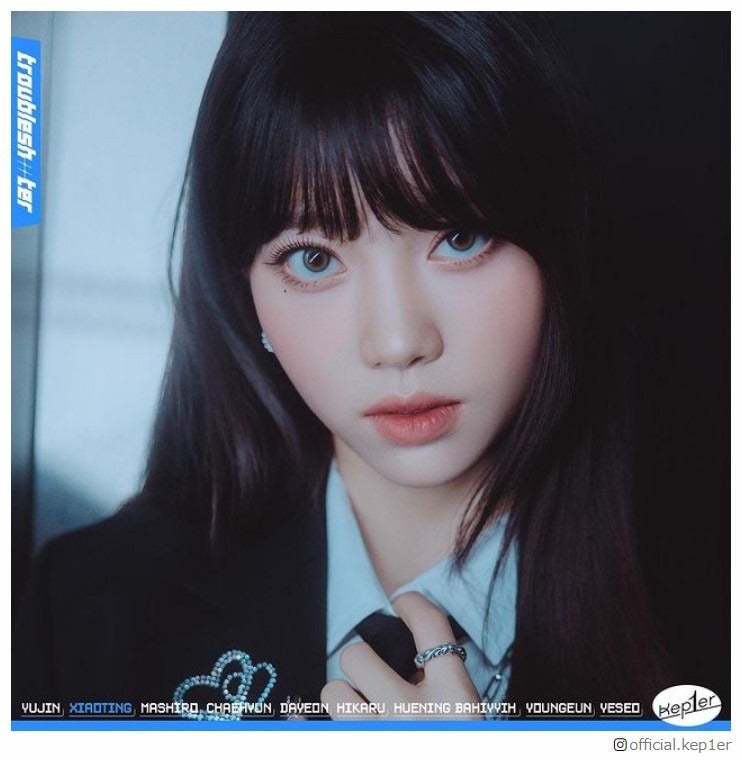 Kep1erシャオティン、黒髪＆前髪ぱっつんで雰囲気ガラリ 約4ヶ月ぶりカムバ曲コンセプトフォト公開に反響「吸い込まれる」「別人みたい」