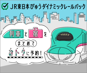 JR東日本びゅうダイナミックレールパック(提供画像)