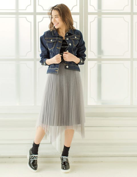 プリーツチュールスカート「Re:EDIT by GALSTAR」2,798円(税込)/画像提供:Re:EDIT by GALSTAR