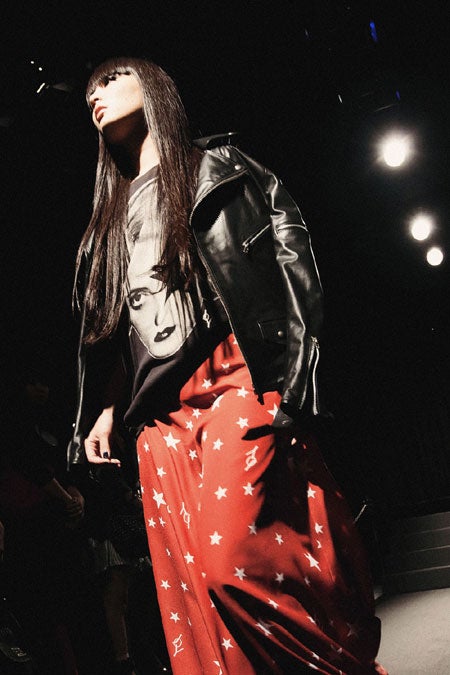 秋元梢（「ラフォーレファッションウィーク'11」より）