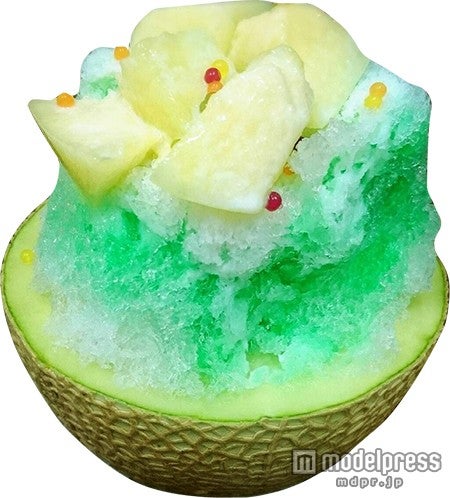 「おがわ」メロンかき氷