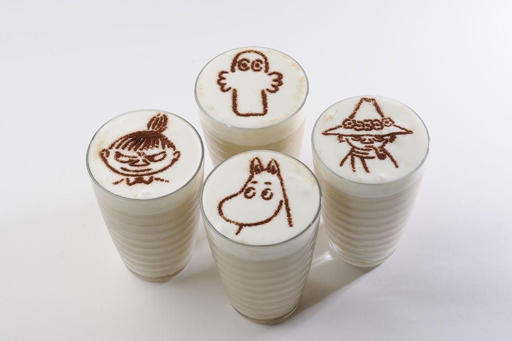 ムーミンラテ（ICE・HOT）各160＄（台湾ドル）（C）Moomin Characters