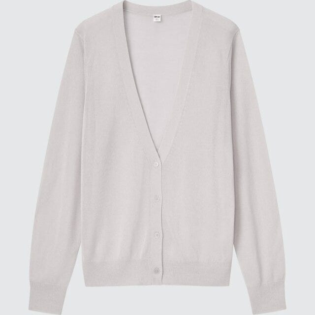 ユニクロ　トップス　カーディガン　シアー