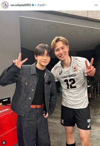 高橋藍 Instagramより