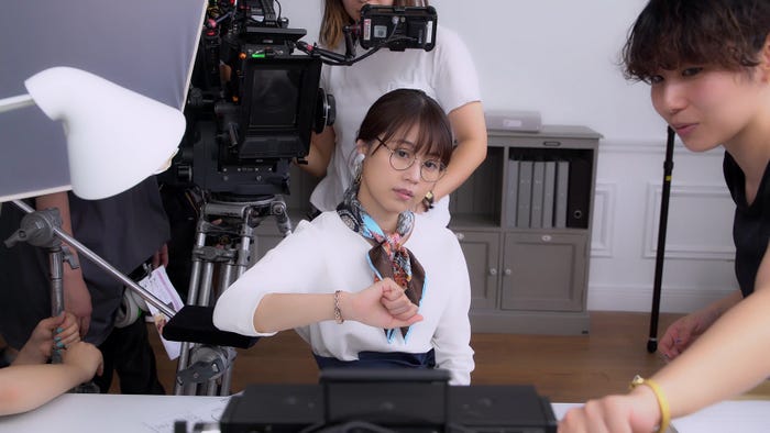 有村架純/メイキングより(提供写真)