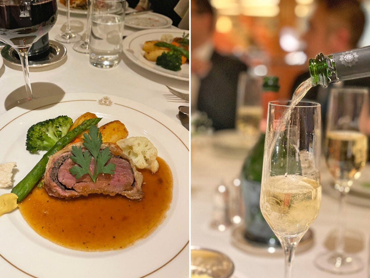 船の上とは思えないほど、本格的な味わいに驚かされる