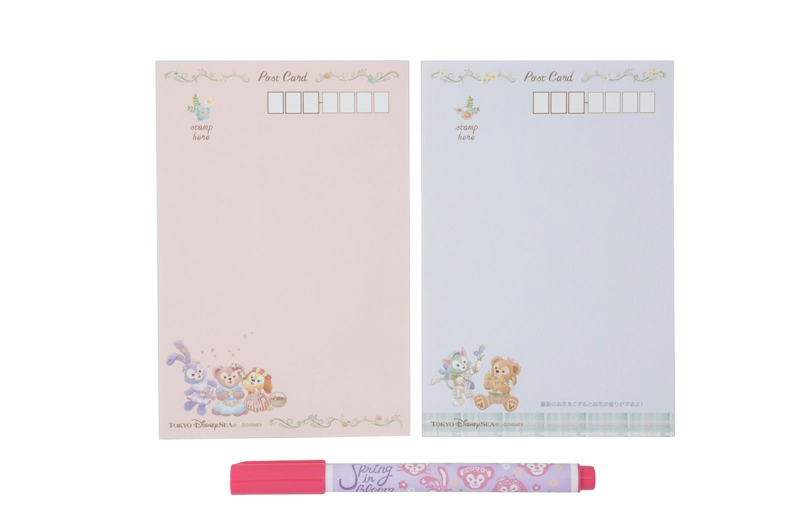 ポストカード＆カラーペン（¥650）（C）Disney