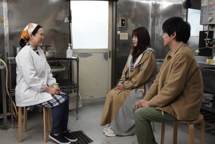 和久井映見、有村架純、林遣都(C)カンテレ